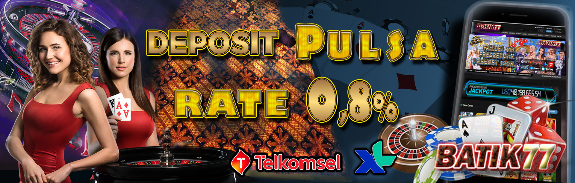 DEPOSIT PULSA RATE 0.8%