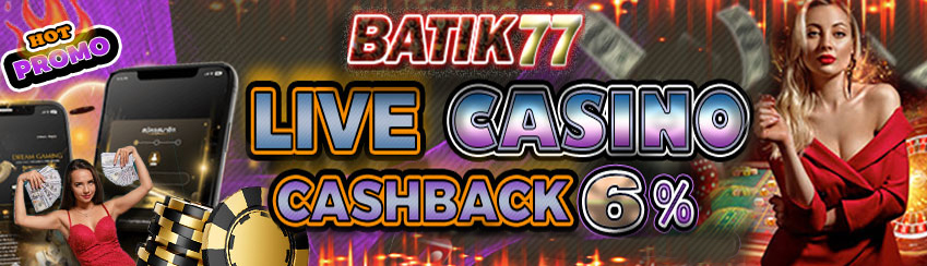 PROMO CASHBACK CASINO 6%