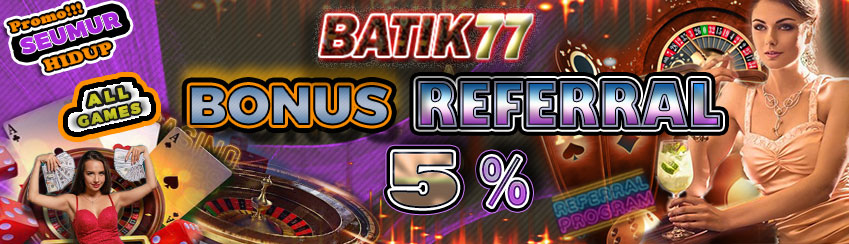 BONUS REFERRAL 5%