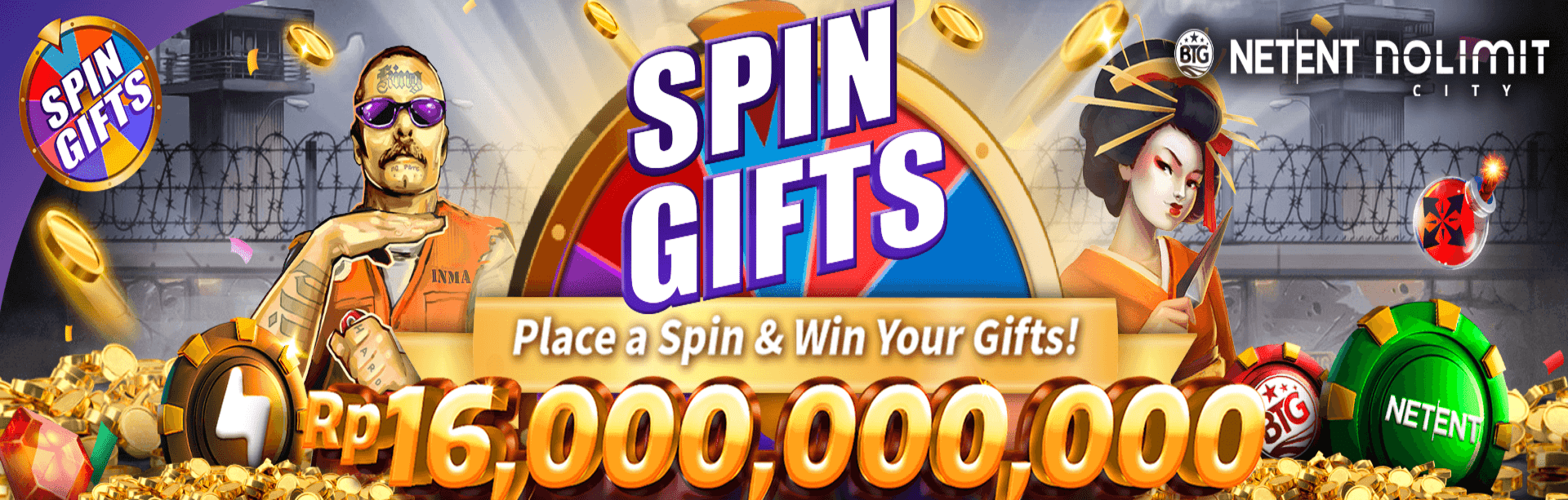 NLC, NE, BTG - Spin Gifts Promotion September